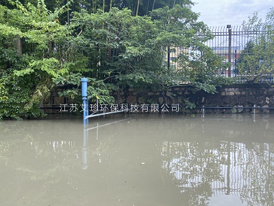 江蘇艾珍環(huán)保上海河道治理增氧曝氣工程沉水風(fēng)機(jī)安裝工程圖片